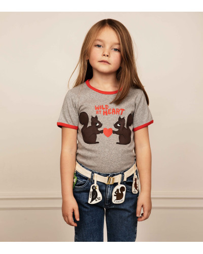 Wild At Heart T-shirt - grey