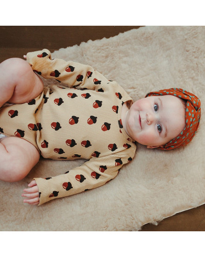 Acorn Waffle - bodysuit long sleeve