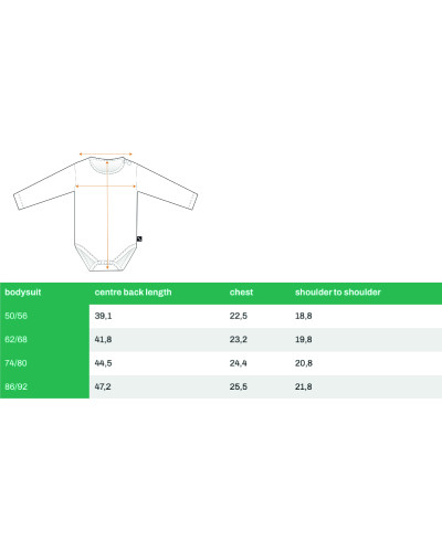 Acorn Waffle - bodysuit long sleeve