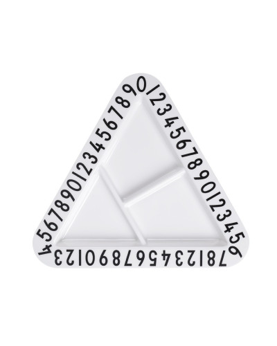 Rectangular snack plate- Melamine 