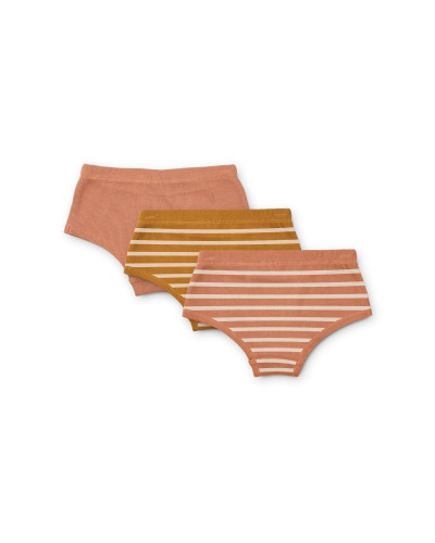 Nicky hipster - pack of 3 - stripe tuscany/sandy
