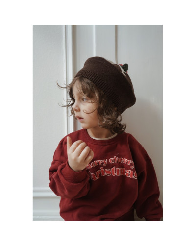 Lou oversized sweater - Bitter Chocolate