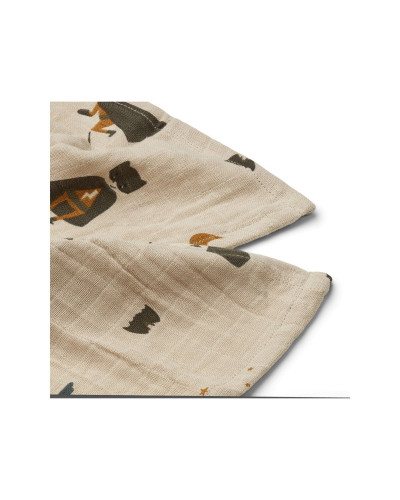 Lewis Muslin Cloth- superhero - 2pack