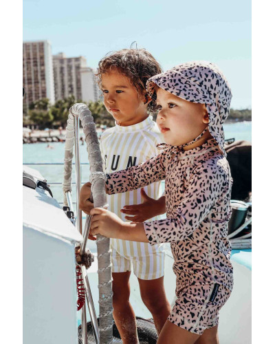 "Sun Child" one piece baby swimsuit