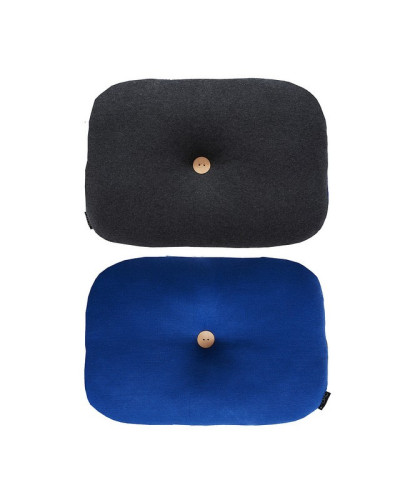 Bumble cushion - Dazzling Blue/Dark Grey