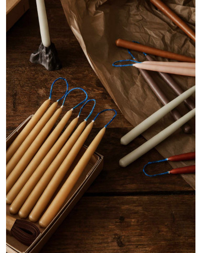 Dipped Candles - Set of 8 - Straw