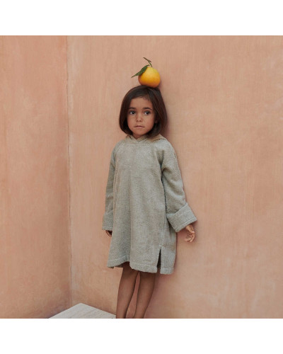 Emilia bathrobe poncho - mist