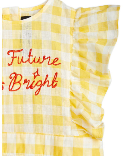 Gingham Check Woven Dress