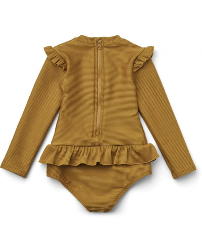 Sille swimsuit - Structure caramel