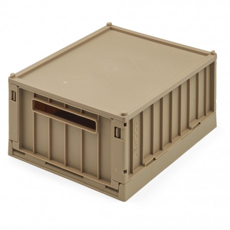 Weston storage box S with lid  - 2pack - oat