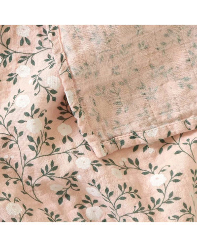 Muslin Cloth Set of 2 Blossom Dusty Pink