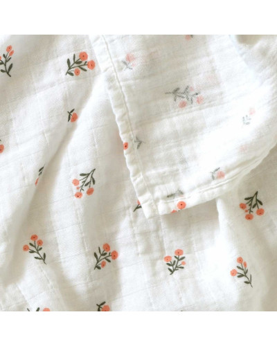 Muslin Cloth Set of 2 Little flowers