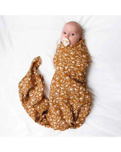 Muslin Cloth XL Blossom caramel