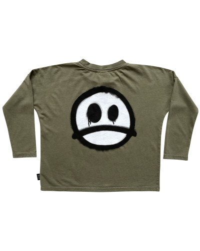 HAPPY SAD long sleeved T- shirt
