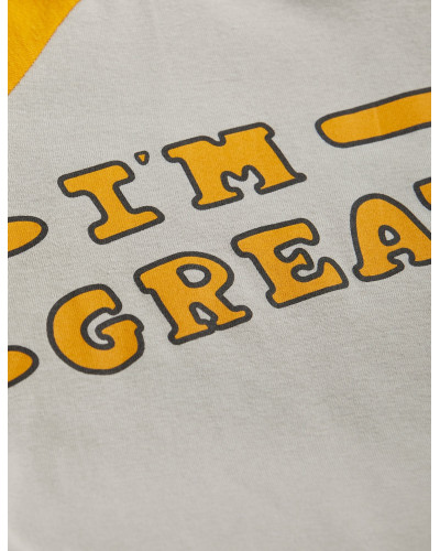 I Am Great Raglan T-shirt - orange