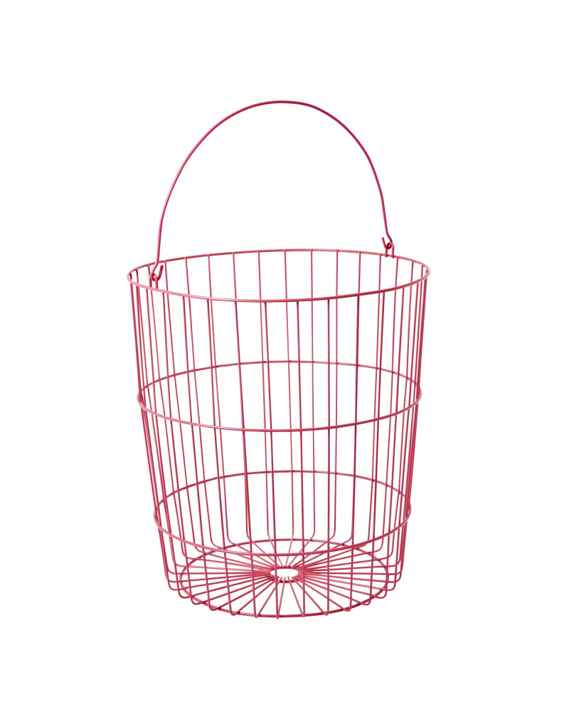 Wire Basket Round - Mint