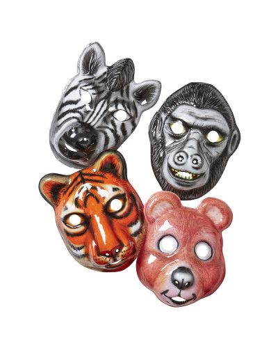 Kids Plastic Mask - Tiger