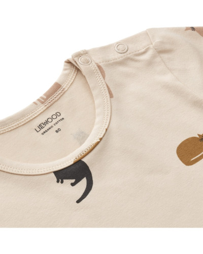 Yanni body long sleeve 2-pack - minus/blossom mix