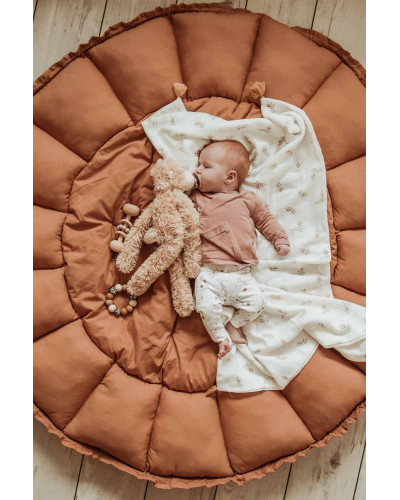 Bloom Tawny brown Organic Babymat