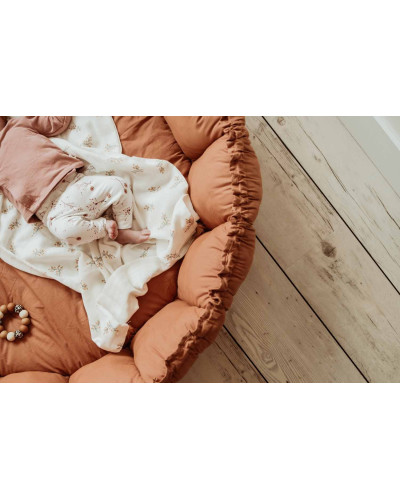 Bloom Tawny brown Organic Babymat
