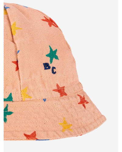 Multicolor Stars all over hat