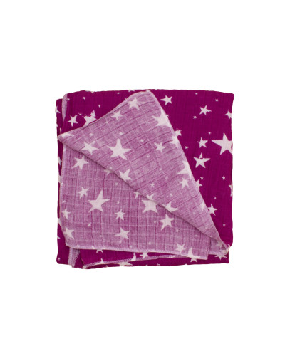Swaddle purple stars
