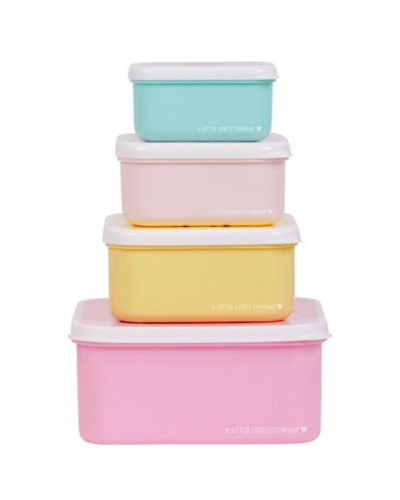 Lunch and  Snack Box Set of 4 - forest