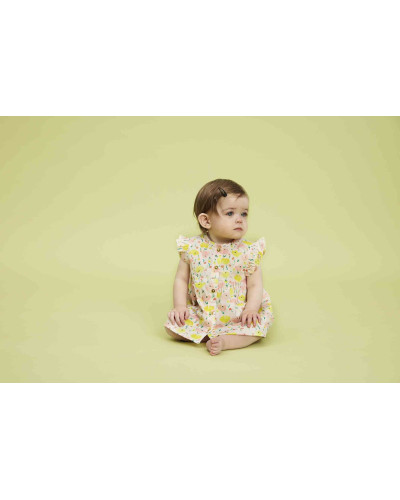 Lilian Garden Flowers baby dress