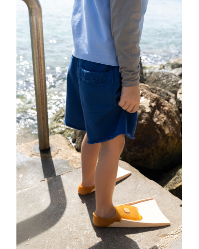 Oversized Short Cobalt Blue