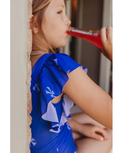 Swimsuit ruffle umbrella