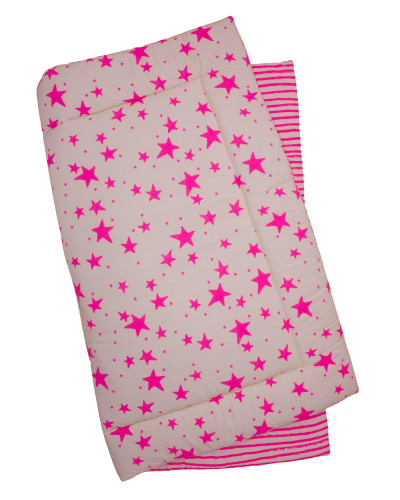 Playmate rectangular neon pink stars and stripes