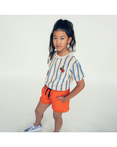 Broderie ruffled shorts