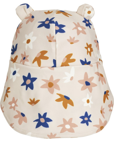 Senia swim hat- palms almond