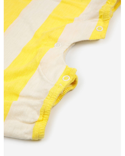 Yellow stripes playsuit