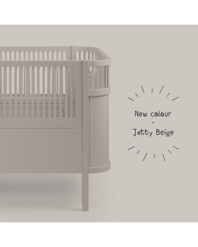 The NEW Sebra  Baby & Junior bed - Jetty beige