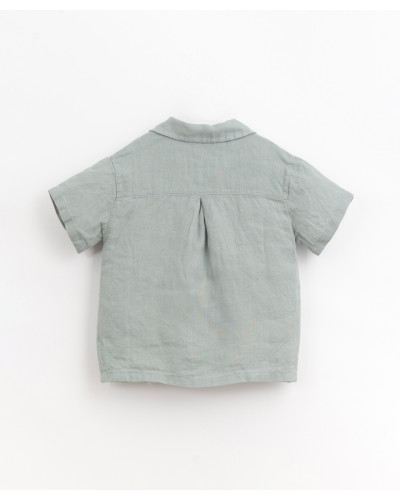 Linen shirt with pocket - care