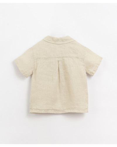 Linen shirt with pocket - luana