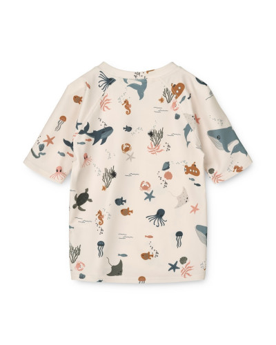 Noah short sleeved swim tee - Sea creature