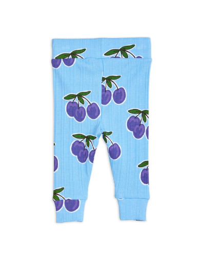 Plum newborn leggings