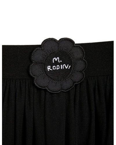Bat Flower Tulle Skirt