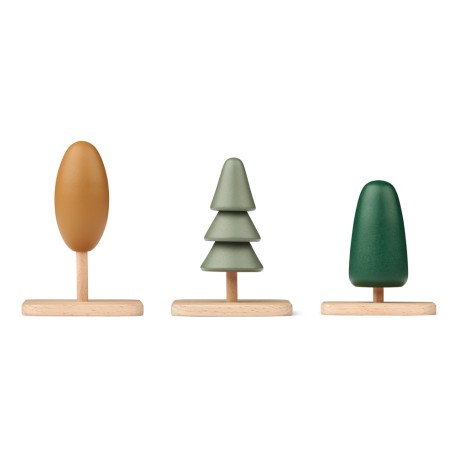 Village trees  3- pack