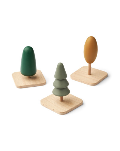 Village trees  3- pack