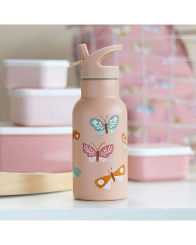 Stainless steel bottle - butterfly