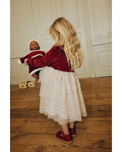 Doll Christmas dress