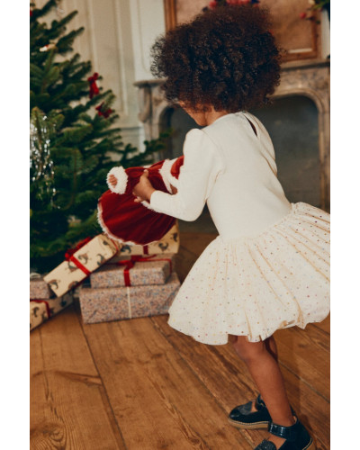 Doll Christmas dress