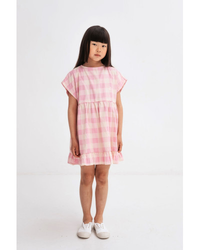 Simple dress - sand bb check
