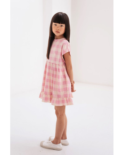 Simple dress - sand bb check