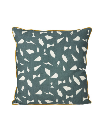 Mini Cut cushion - green