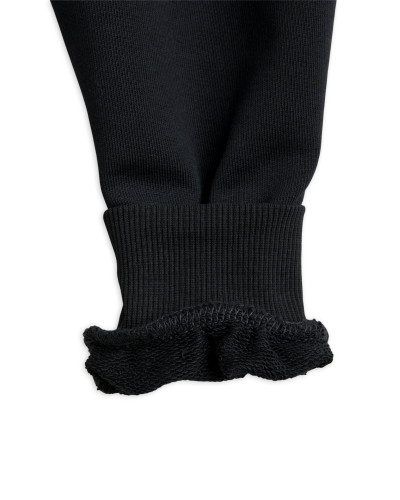 Basic solid sweatpants - black