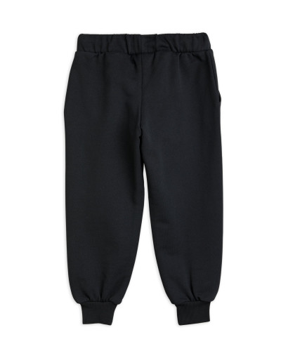 Basic solid sweatpants - black